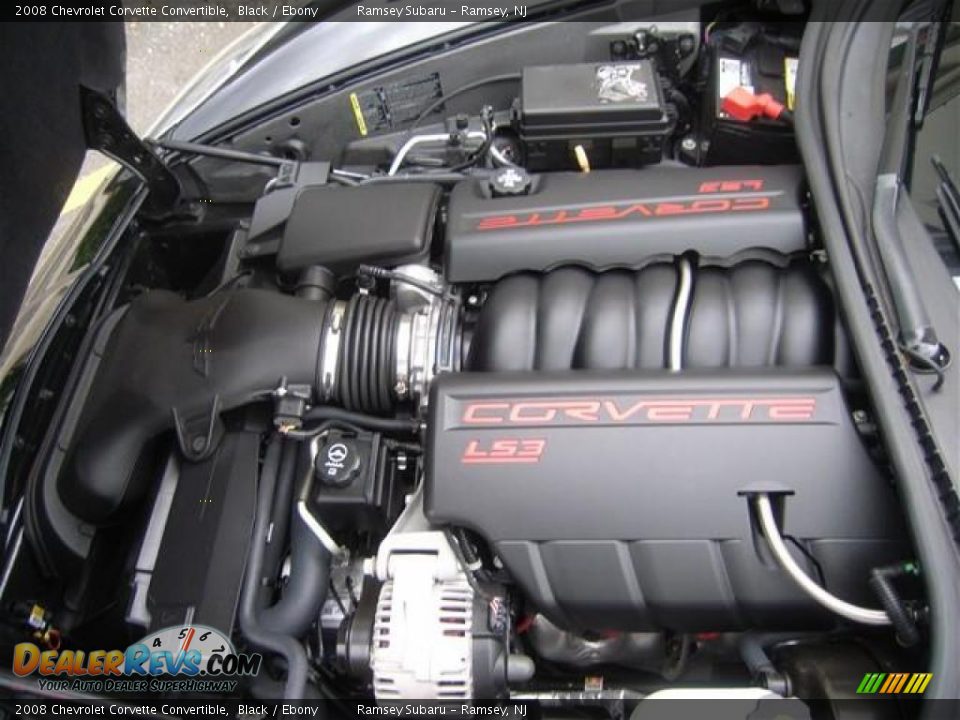2008 Chevrolet Corvette Convertible Black / Ebony Photo #26