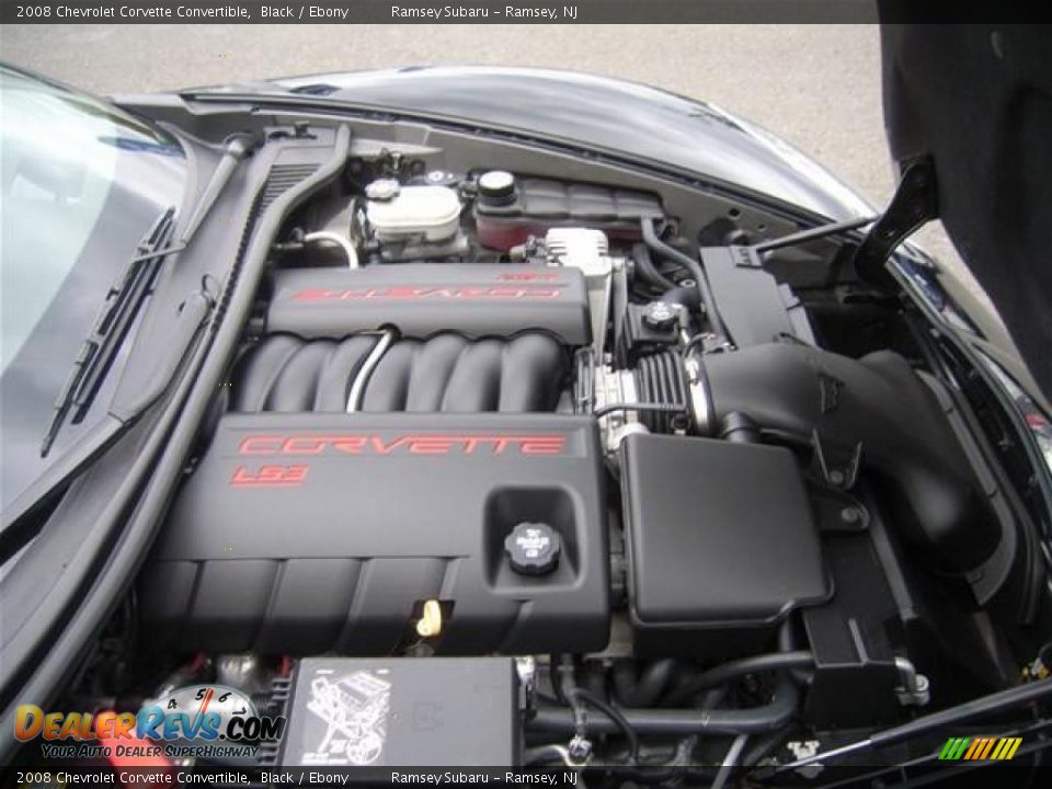 2008 Chevrolet Corvette Convertible Black / Ebony Photo #27