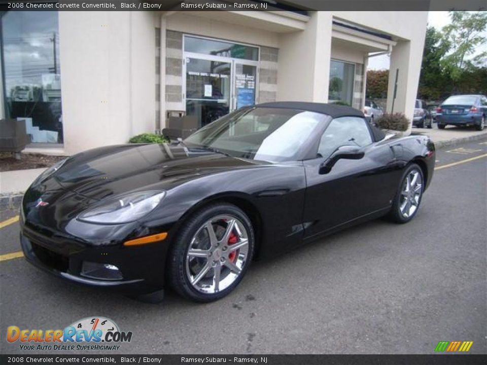 2008 Chevrolet Corvette Convertible Black / Ebony Photo #28