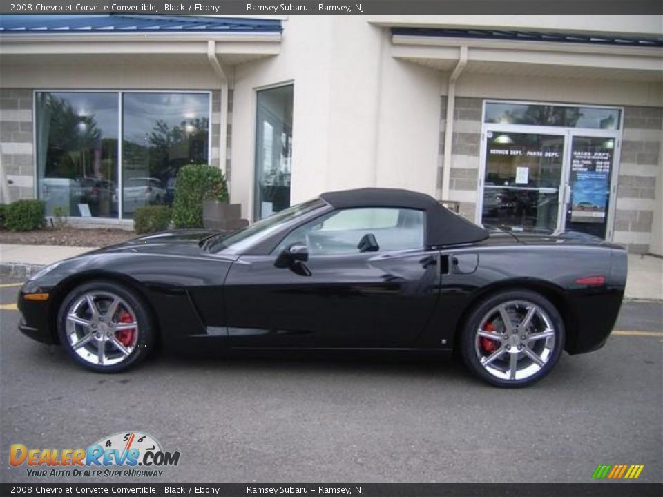 2008 Chevrolet Corvette Convertible Black / Ebony Photo #29