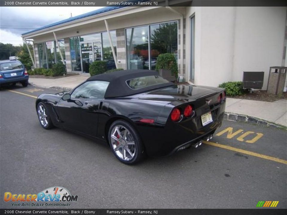 2008 Chevrolet Corvette Convertible Black / Ebony Photo #30