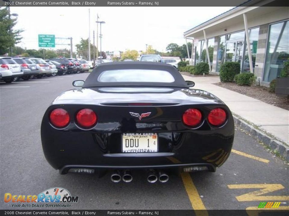 2008 Chevrolet Corvette Convertible Black / Ebony Photo #31