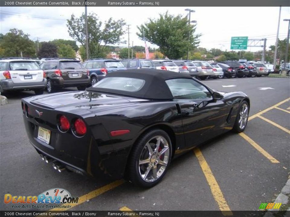 2008 Chevrolet Corvette Convertible Black / Ebony Photo #32