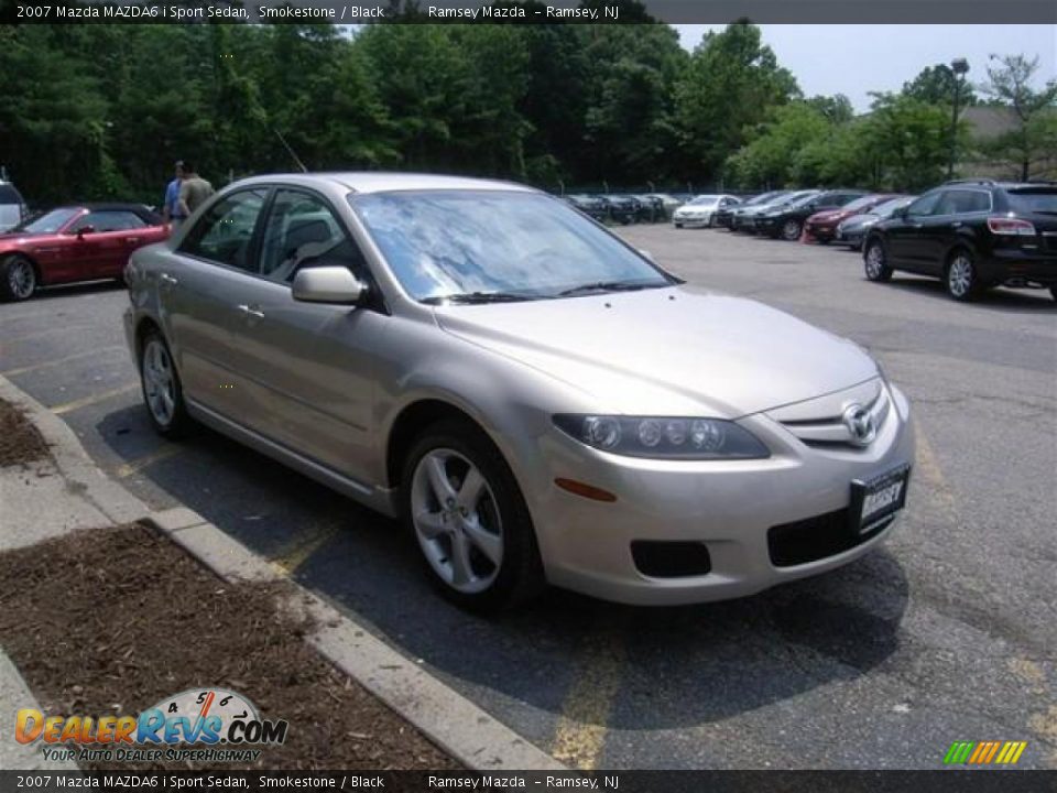 2007 Mazda MAZDA6 i Sport Sedan Smokestone / Black Photo #1