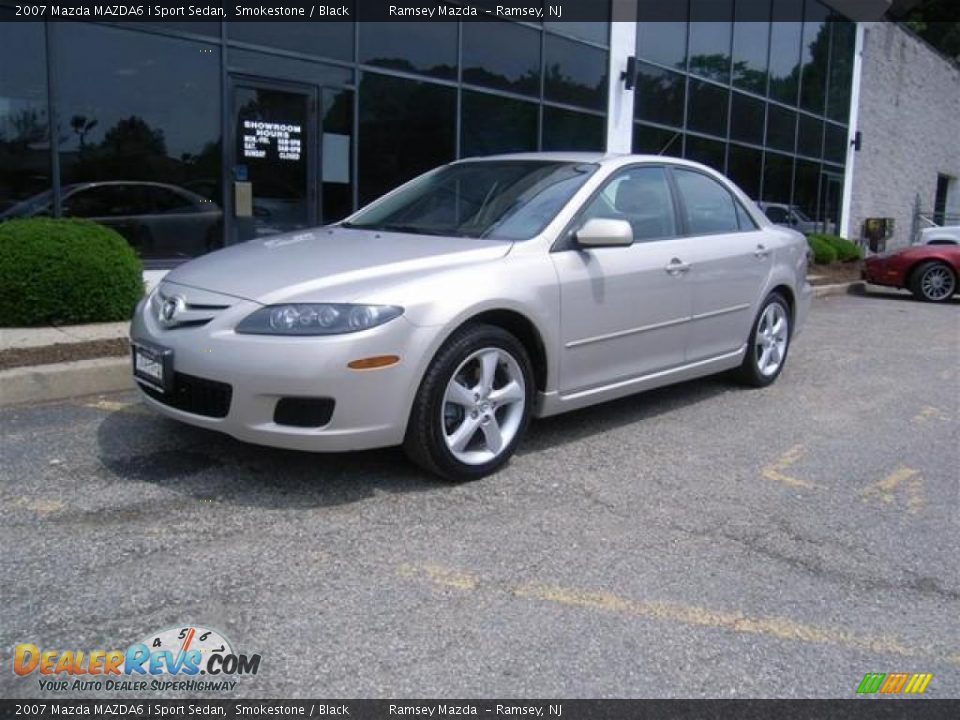 2007 Mazda MAZDA6 i Sport Sedan Smokestone / Black Photo #3