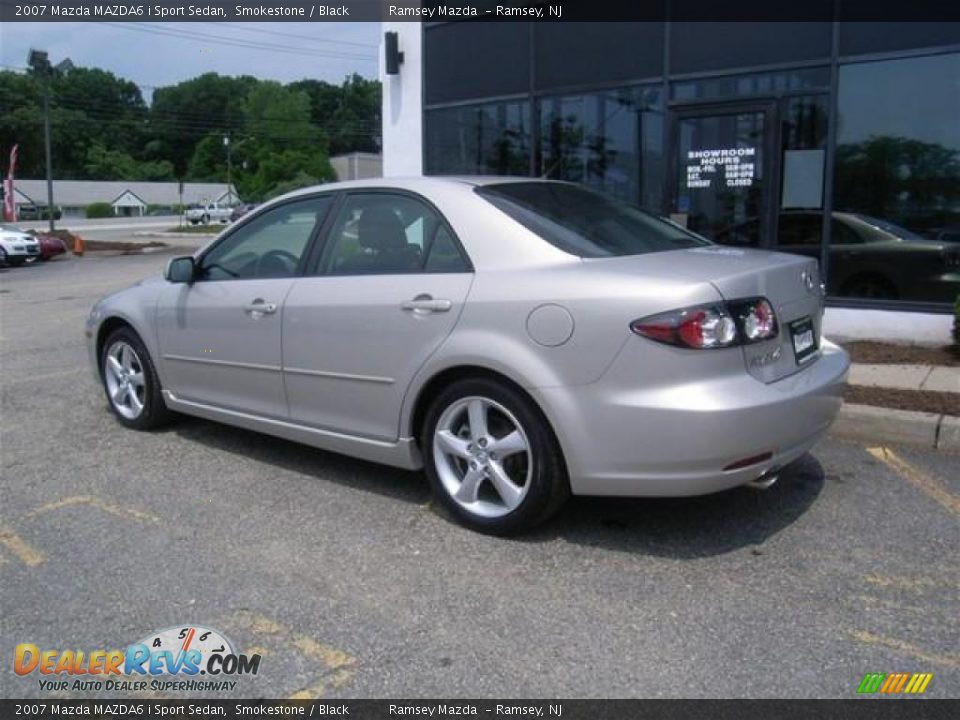 2007 Mazda MAZDA6 i Sport Sedan Smokestone / Black Photo #5