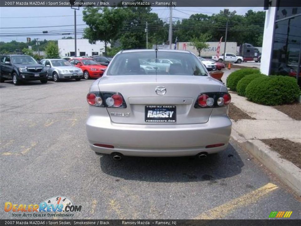 2007 Mazda MAZDA6 i Sport Sedan Smokestone / Black Photo #6