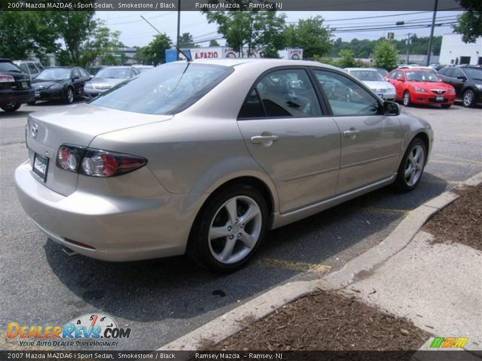2007 Mazda MAZDA6 i Sport Sedan Smokestone / Black Photo #7