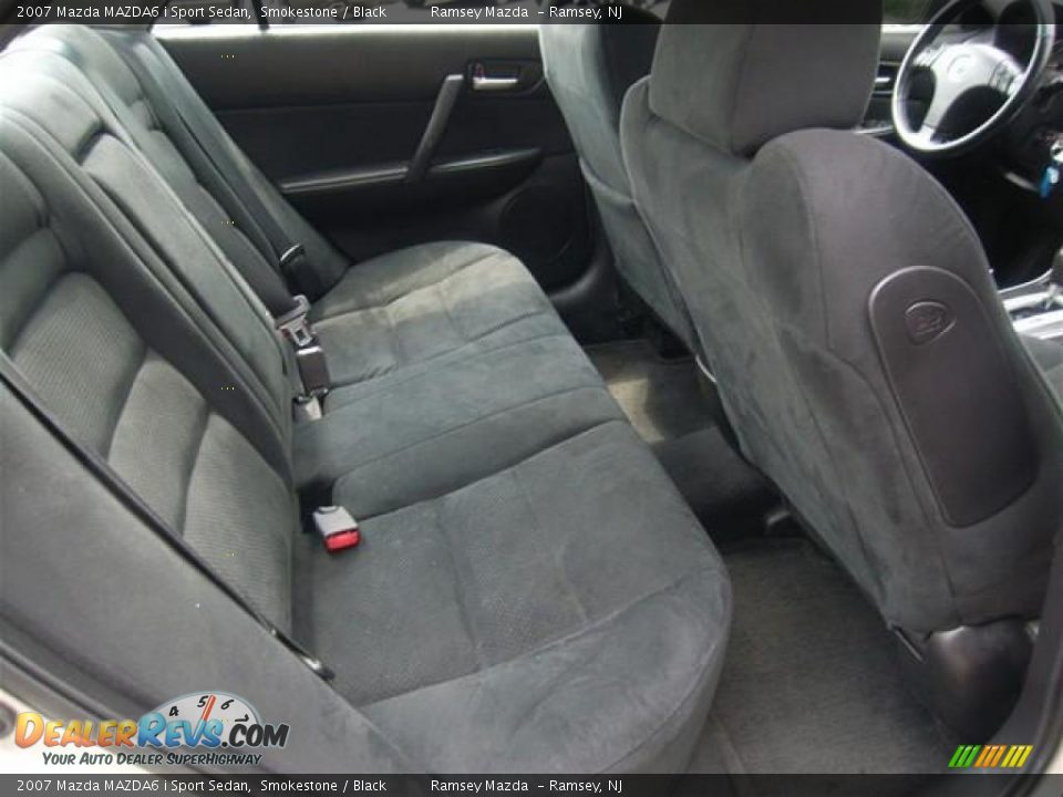 2007 Mazda MAZDA6 i Sport Sedan Smokestone / Black Photo #8