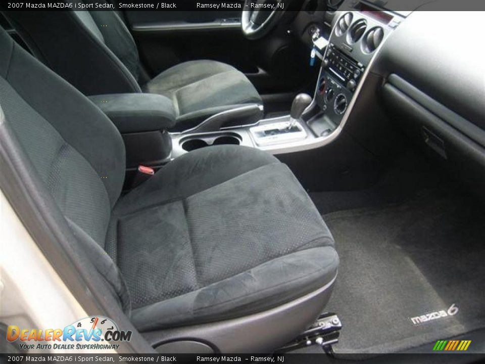 2007 Mazda MAZDA6 i Sport Sedan Smokestone / Black Photo #9