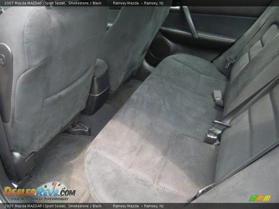 2007 Mazda MAZDA6 i Sport Sedan Smokestone / Black Photo #11
