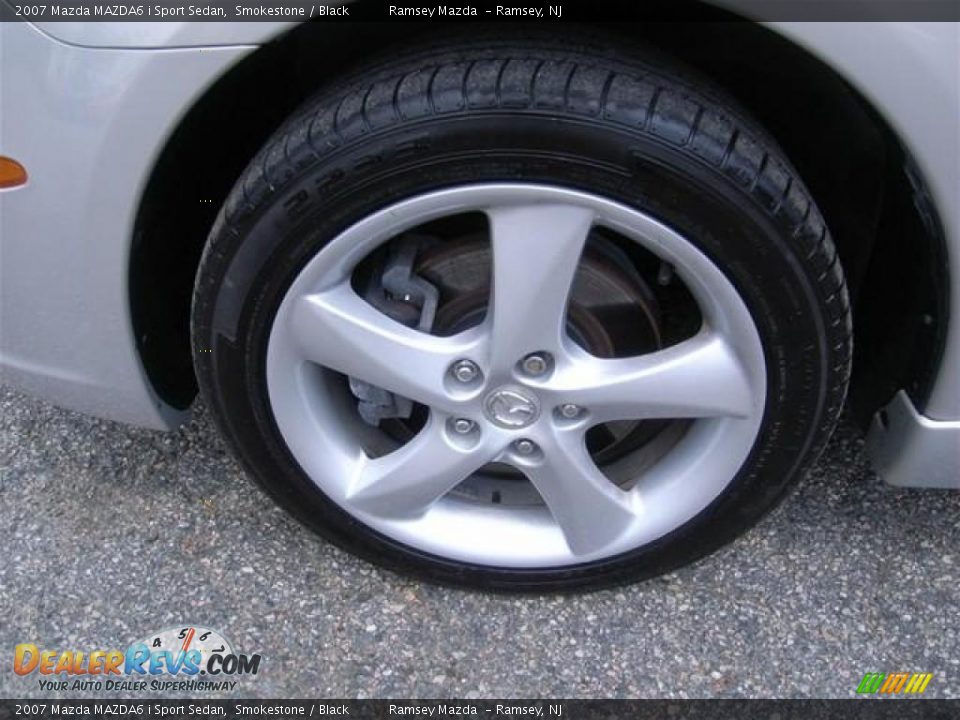 2007 Mazda MAZDA6 i Sport Sedan Smokestone / Black Photo #20