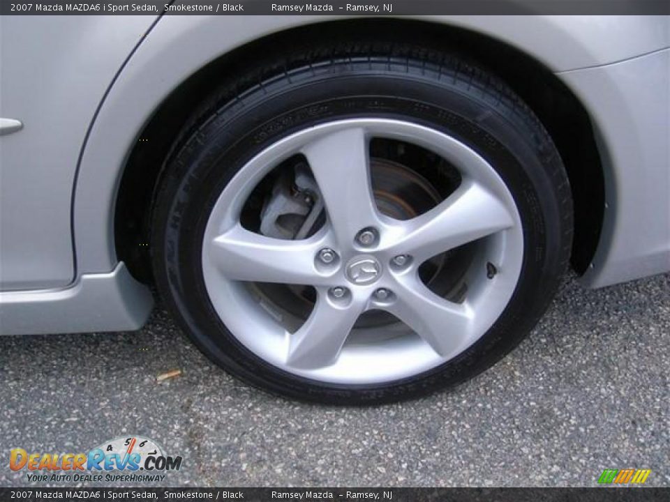 2007 Mazda MAZDA6 i Sport Sedan Smokestone / Black Photo #21