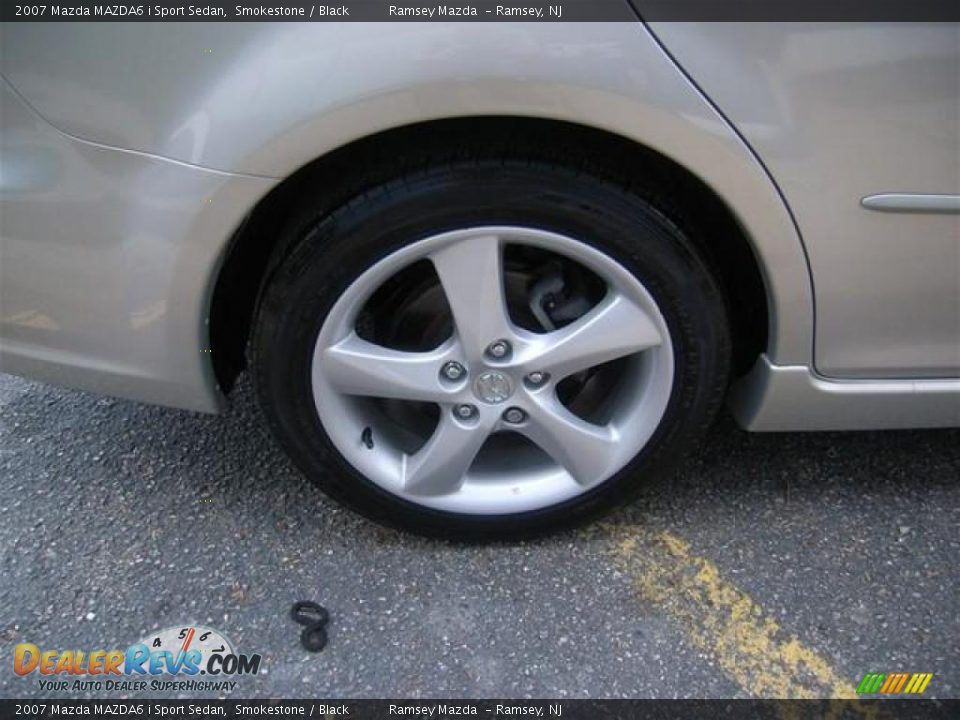 2007 Mazda MAZDA6 i Sport Sedan Smokestone / Black Photo #22