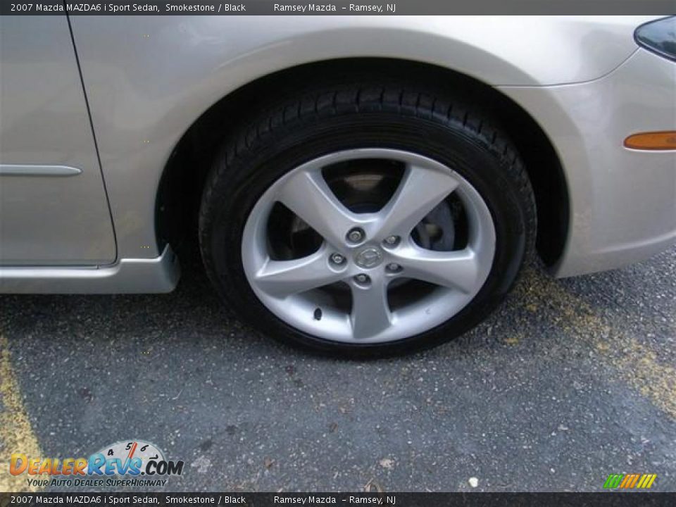 2007 Mazda MAZDA6 i Sport Sedan Smokestone / Black Photo #23