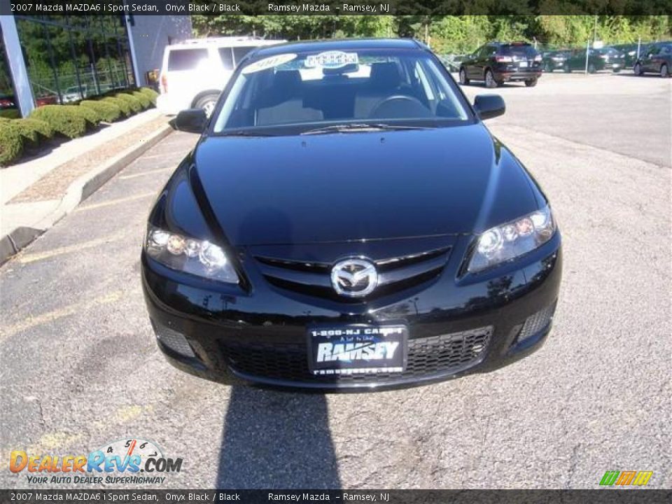 2007 Mazda MAZDA6 i Sport Sedan Onyx Black / Black Photo #2