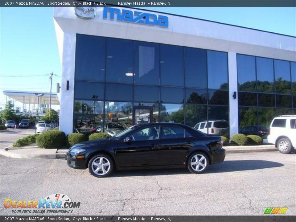 2007 Mazda MAZDA6 i Sport Sedan Onyx Black / Black Photo #4