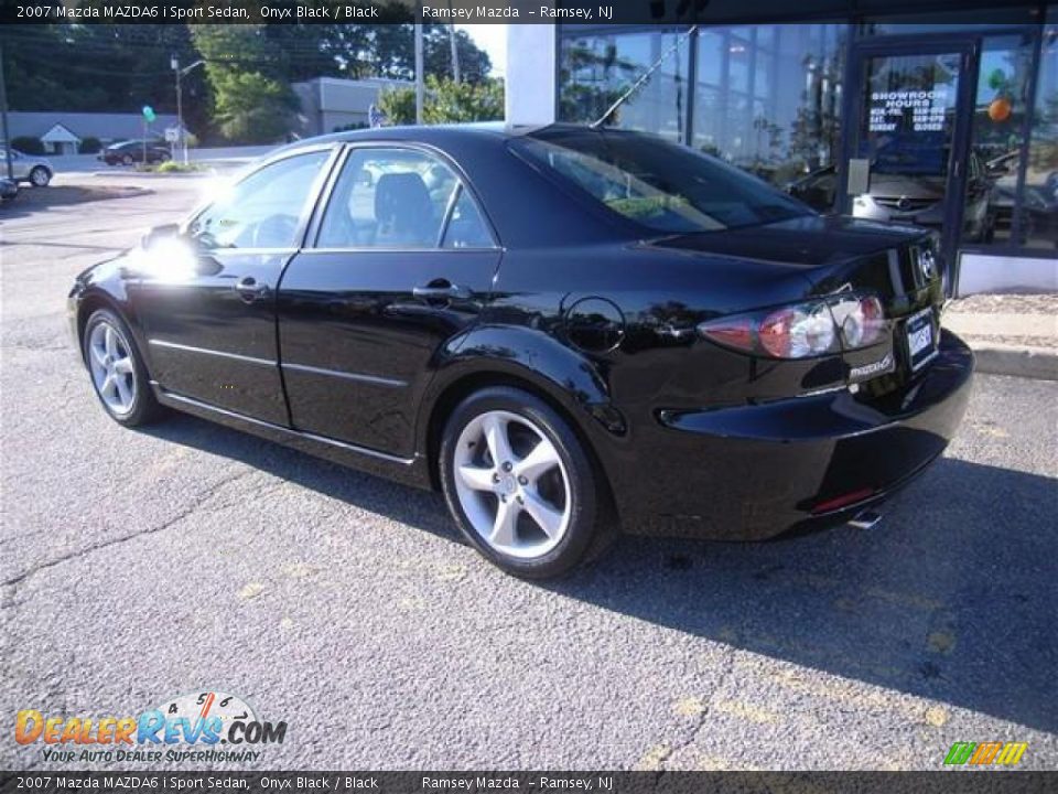 2007 Mazda MAZDA6 i Sport Sedan Onyx Black / Black Photo #5