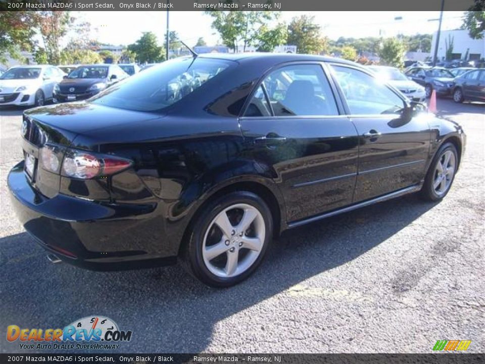2007 Mazda MAZDA6 i Sport Sedan Onyx Black / Black Photo #7