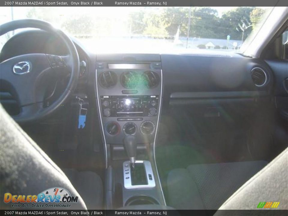 2007 Mazda MAZDA6 i Sport Sedan Onyx Black / Black Photo #11