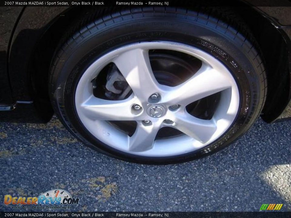 2007 Mazda MAZDA6 i Sport Sedan Onyx Black / Black Photo #19
