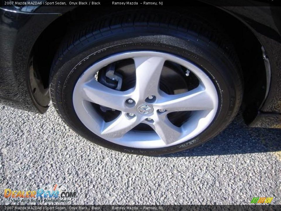 2007 Mazda MAZDA6 i Sport Sedan Onyx Black / Black Photo #20