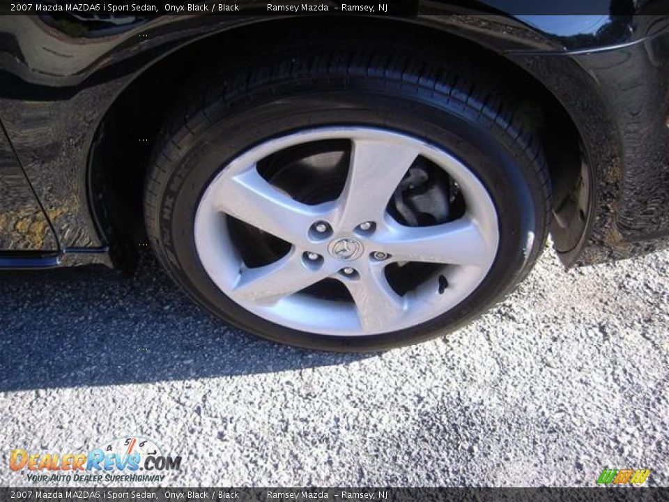 2007 Mazda MAZDA6 i Sport Sedan Onyx Black / Black Photo #21