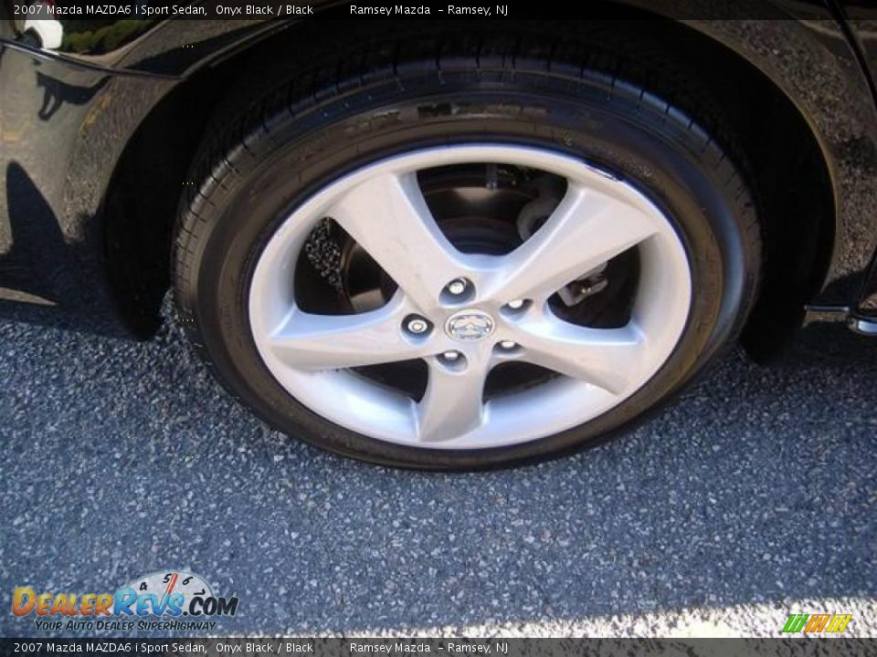2007 Mazda MAZDA6 i Sport Sedan Onyx Black / Black Photo #22