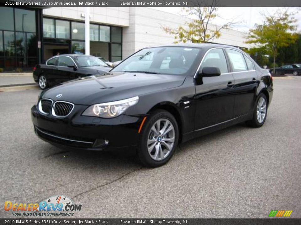 2010 BMW 5 Series 535i xDrive Sedan Jet Black / Black Photo #1