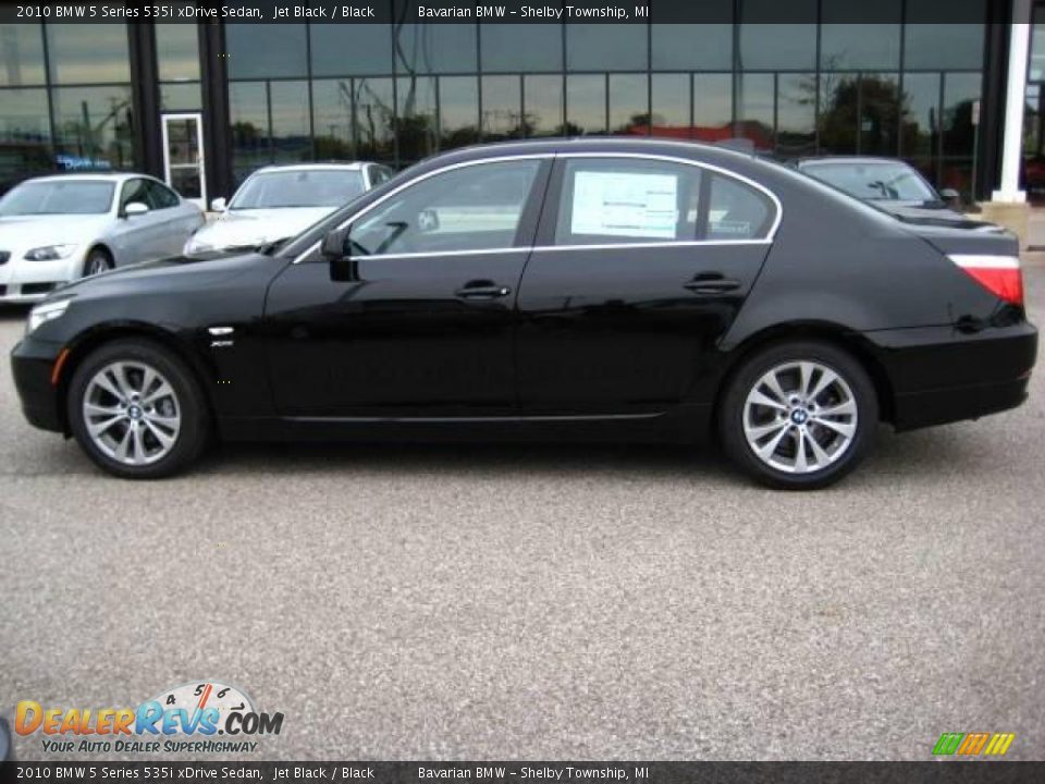 2010 BMW 5 Series 535i xDrive Sedan Jet Black / Black Photo #2