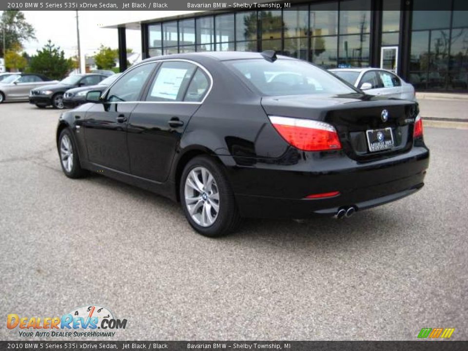 2010 BMW 5 Series 535i xDrive Sedan Jet Black / Black Photo #3