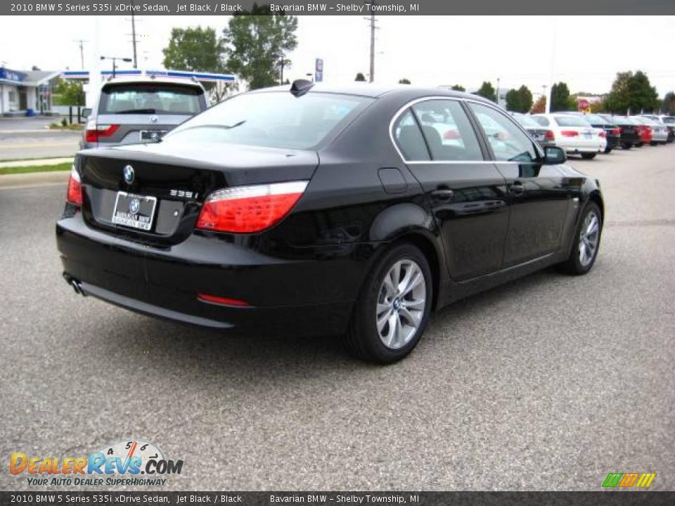 2010 BMW 5 Series 535i xDrive Sedan Jet Black / Black Photo #5