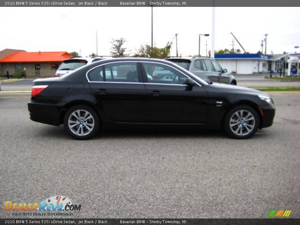 2010 BMW 5 Series 535i xDrive Sedan Jet Black / Black Photo #6