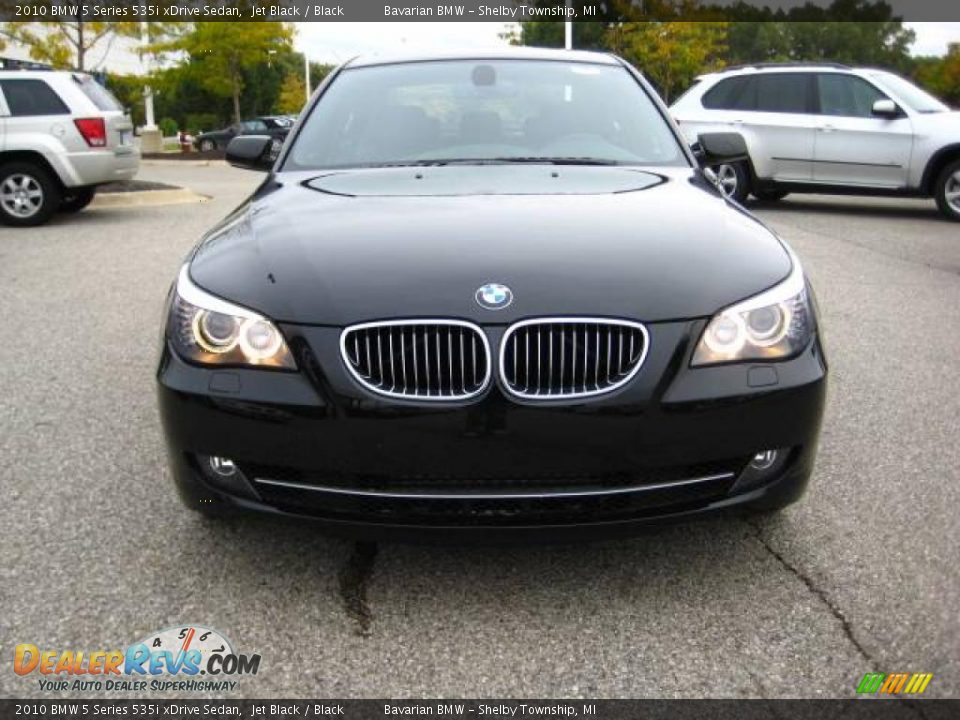 2010 BMW 5 Series 535i xDrive Sedan Jet Black / Black Photo #8