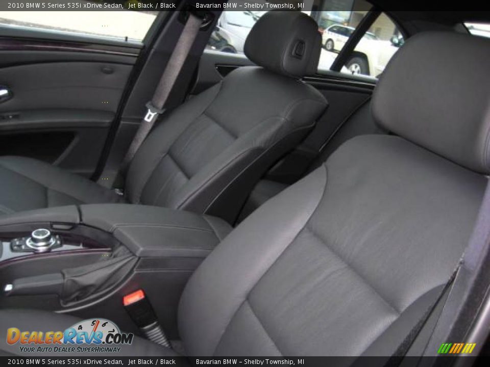 2010 BMW 5 Series 535i xDrive Sedan Jet Black / Black Photo #11
