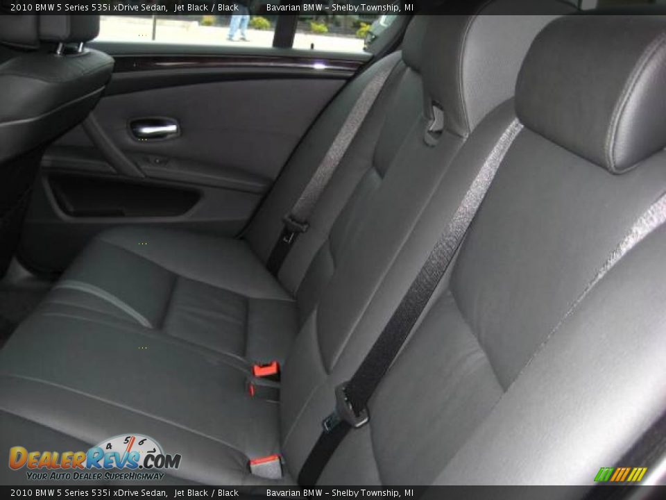2010 BMW 5 Series 535i xDrive Sedan Jet Black / Black Photo #13