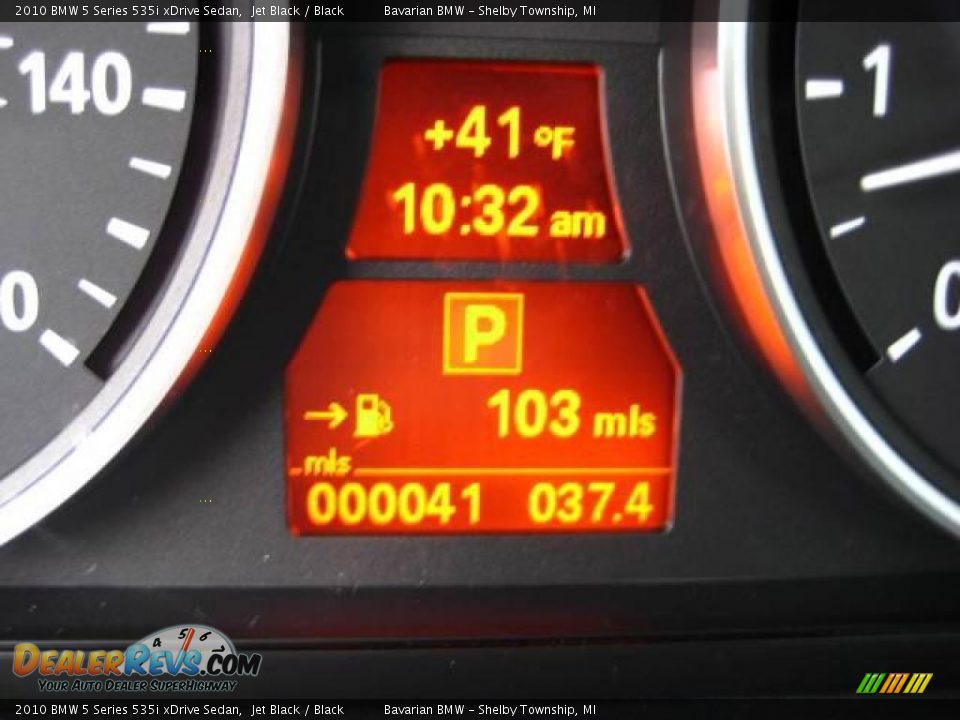 2010 BMW 5 Series 535i xDrive Sedan Jet Black / Black Photo #20