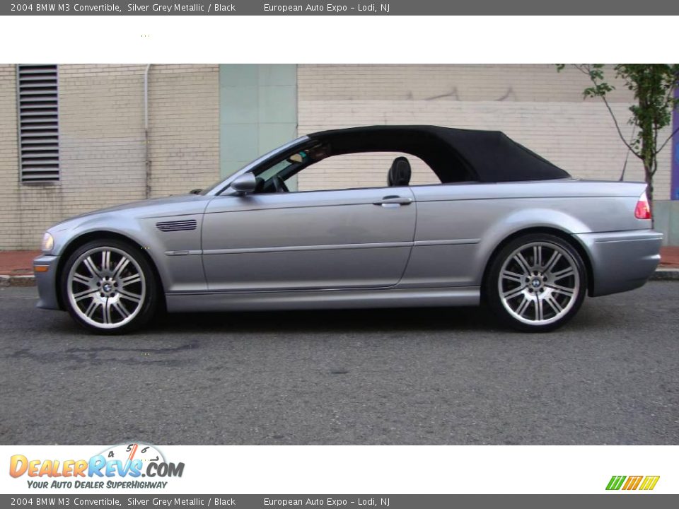2004 BMW M3 Convertible Silver Grey Metallic / Black Photo #3