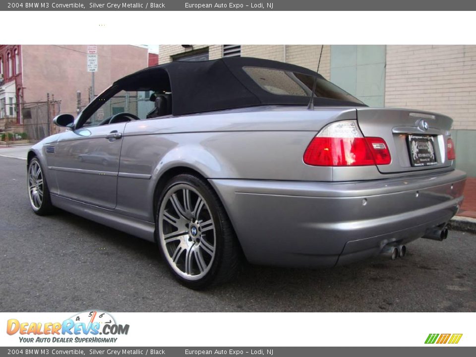 2004 BMW M3 Convertible Silver Grey Metallic / Black Photo #4