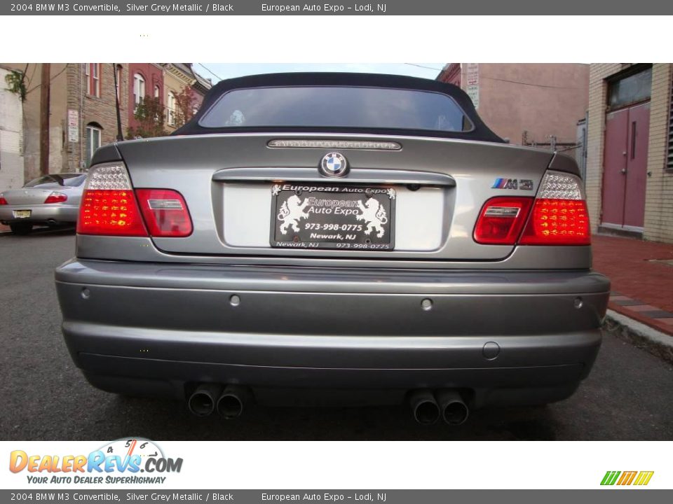 2004 BMW M3 Convertible Silver Grey Metallic / Black Photo #6