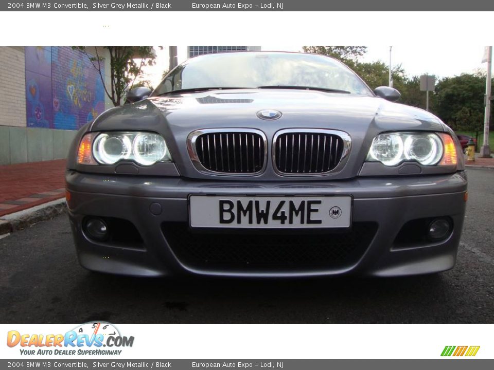 2004 BMW M3 Convertible Silver Grey Metallic / Black Photo #7