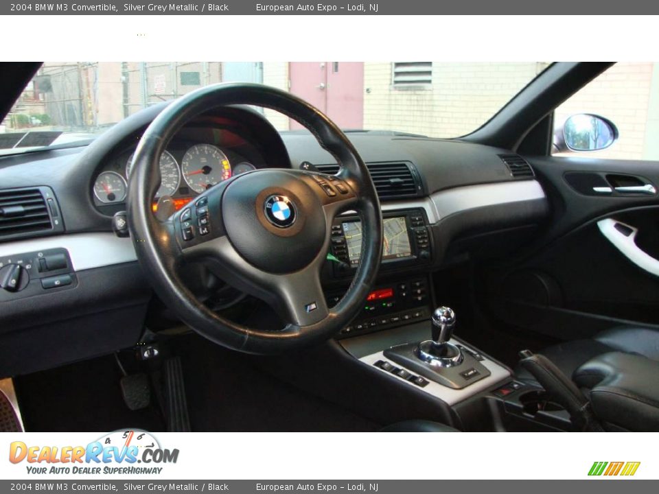 2004 BMW M3 Convertible Silver Grey Metallic / Black Photo #8