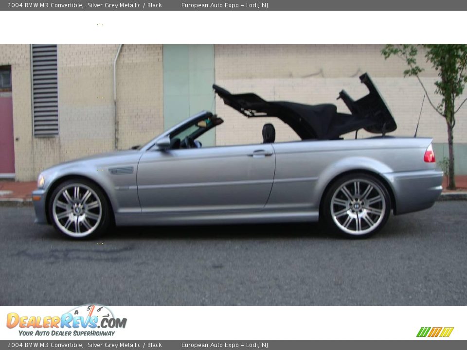 2004 BMW M3 Convertible Silver Grey Metallic / Black Photo #15