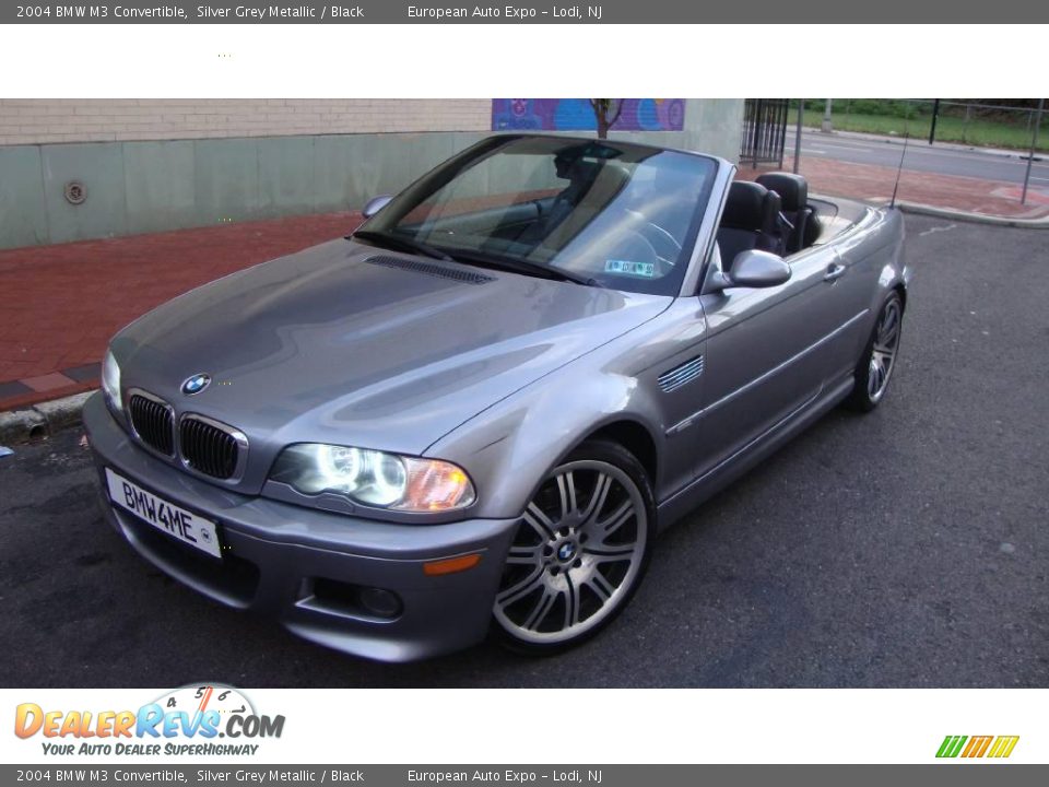 2004 BMW M3 Convertible Silver Grey Metallic / Black Photo #17