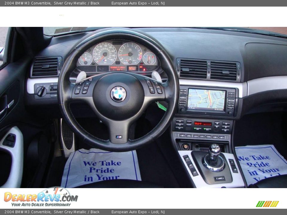 2004 BMW M3 Convertible Silver Grey Metallic / Black Photo #19