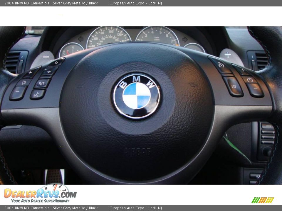 2004 BMW M3 Convertible Silver Grey Metallic / Black Photo #23