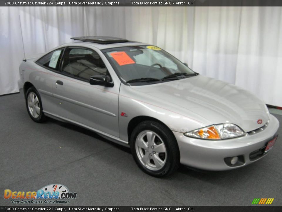 2000 Chevrolet Cavalier Z24 Coupe Ultra Silver Metallic / Graphite Photo #1
