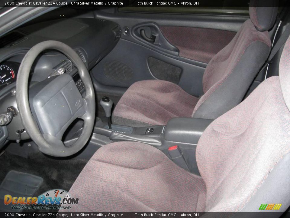 2000 Chevrolet Cavalier Z24 Coupe Ultra Silver Metallic / Graphite Photo #4