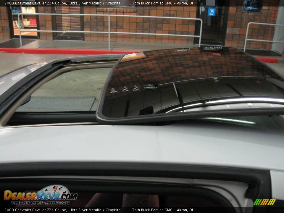 2000 Chevrolet Cavalier Z24 Coupe Ultra Silver Metallic / Graphite Photo #6