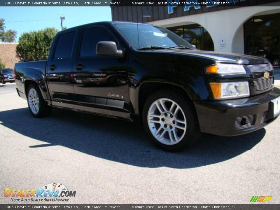 2006 Chevrolet Colorado Xtreme Crew Cab Black / Medium Pewter Photo #2